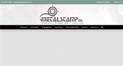 Desktop Screenshot of metalstampinc.com